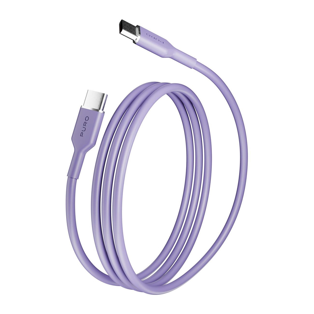 Puro ICON USB-C - USB-C Kabelis 1.5m - Violetinė