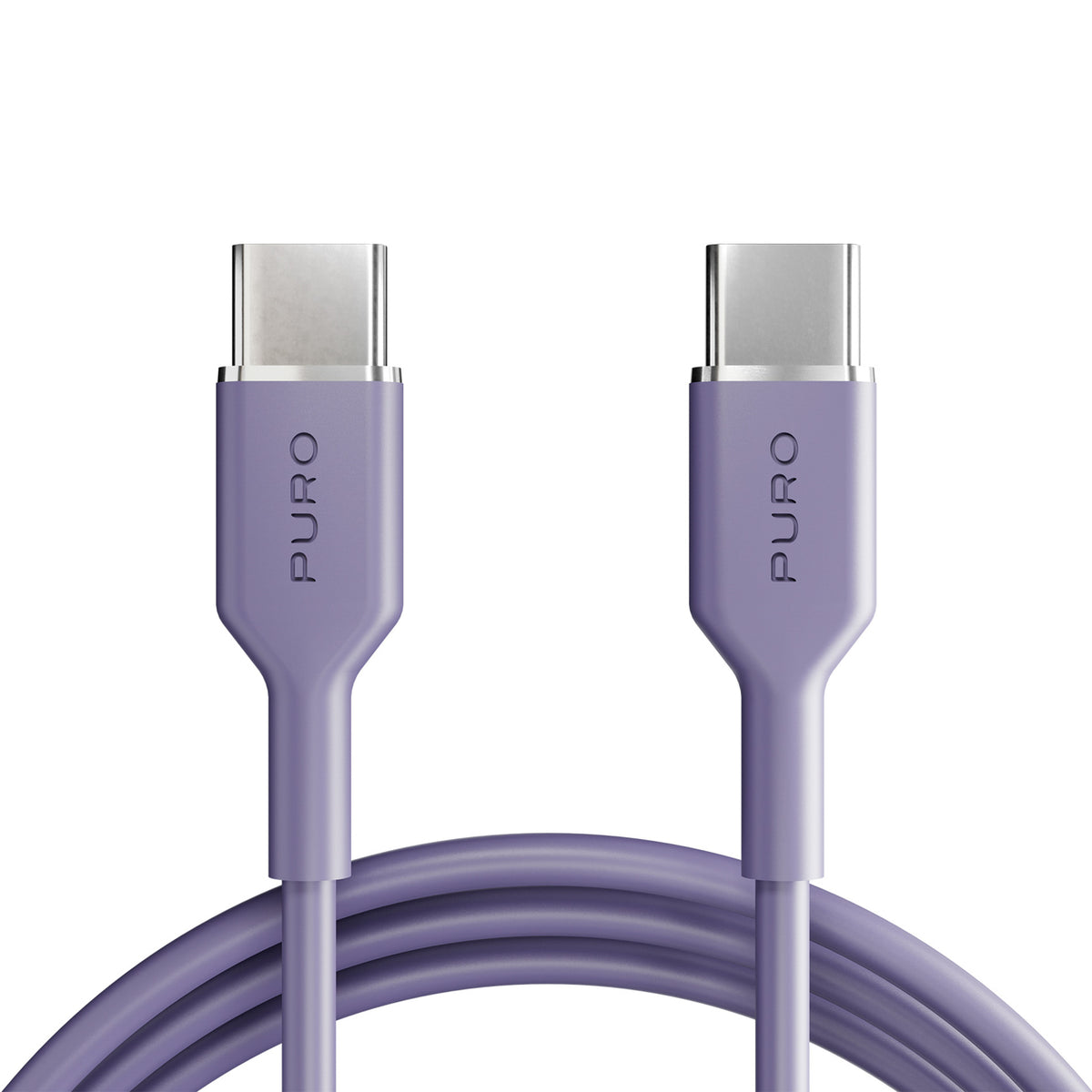 Puro ICON USB-C - USB-C Kabelis 1.5m - Violetinė