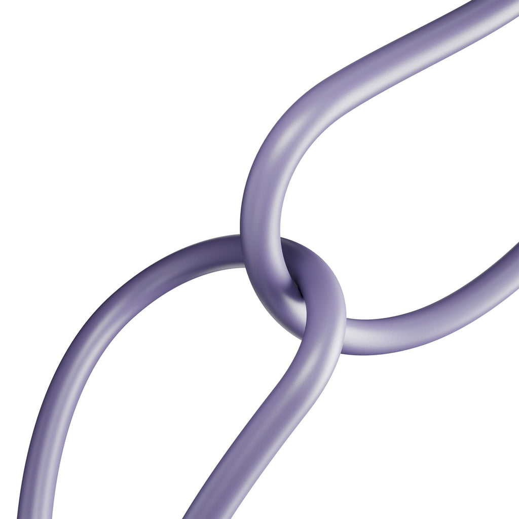Puro ICON USB-C - USB-C Kabelis 1.5m - Violetinė