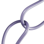 Puro ICON USB-C - USB-C Kabelis 1.5m - Violetinė