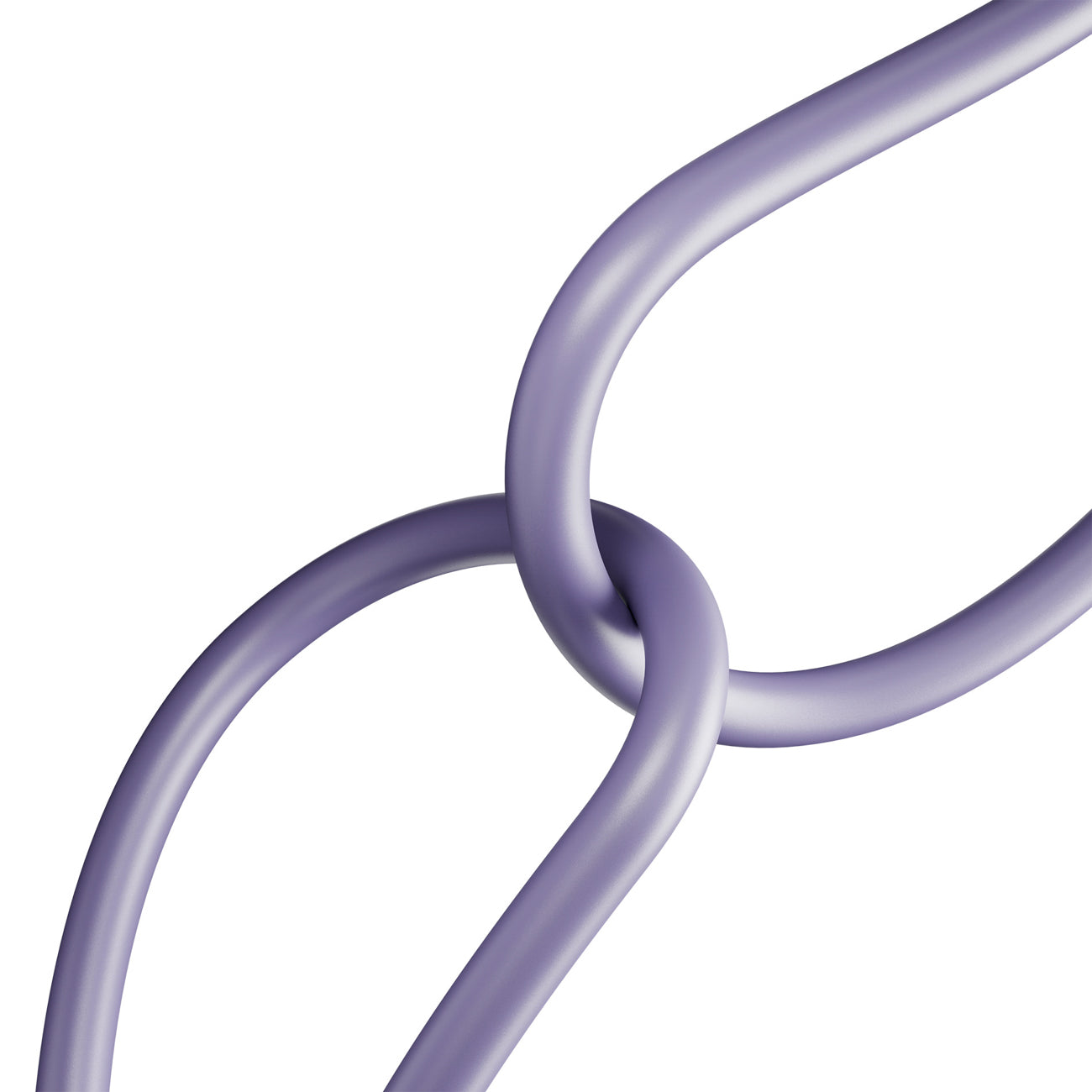 Puro ICON USB-C - USB-C Kabelis 1.5m - Violetinė