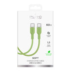 Puro ICON USB-C - USB-C kabelis 1.5m - žalias