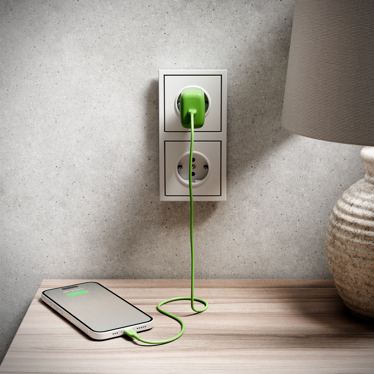 Puro ICON USB-C - USB-C kabelis 1.5m - žalias