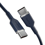 Puro ICON USB-C – USB-C Kabelis 1.5m – tamsiai mėlyna