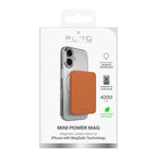 Puro 4200mAh itin plona MagSafe USB-C Compatible išorinė baterija - oranžinė