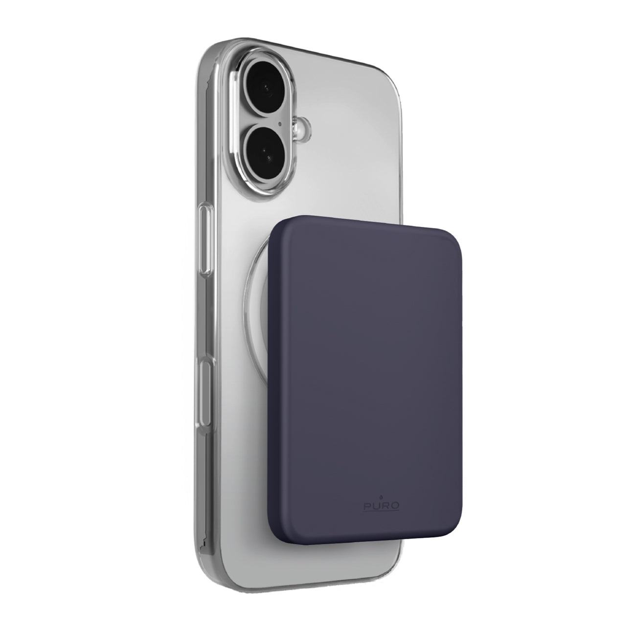 Puro 4200mAh itin plona MagSafe USB-C Compatible išorinė baterija - pilka