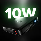 SBS HD 10W 5000mAh USB-C išorinė baterija su LCD ekranu - juoda