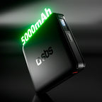 SBS HD 10W 5000mAh USB-C išorinė baterija su LCD ekranu - juoda