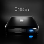 SBS HD 10W 5000mAh USB-C išorinė baterija su LCD ekranu - juoda