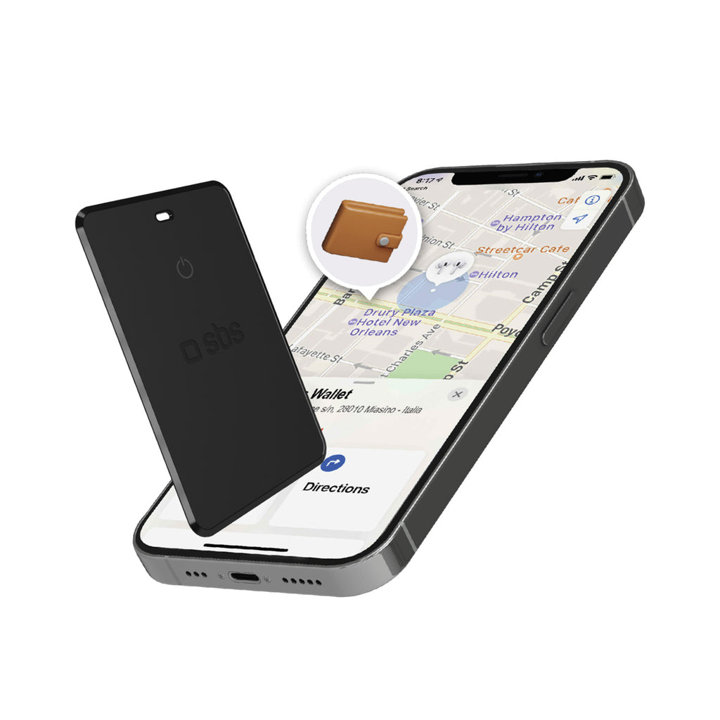 SBS track my card ultra-thin universal ios android locator - juoda