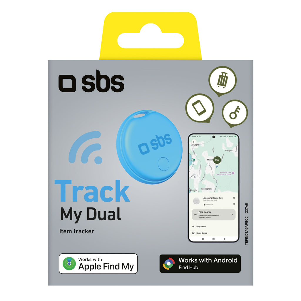 SBS universalus lokatorius Track My Dual - mėlynas