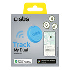 SBS universalus lokatorius Track My Dual - mėlynas