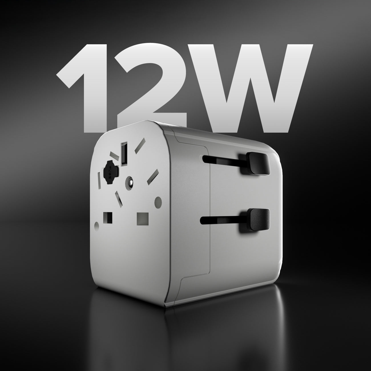 SBS Universalus kelioninis adapteris EU 2xUSB-A - baltas