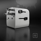 SBS Universalus kelioninis adapteris EU 2xUSB-A - baltas