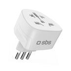 SBS IT kelioninis adapteris universalus - baltas
