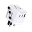 SBS Kelioninis adapteris 2xUSB-C 1xUSB-A universalus - baltas