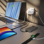 SBS Kelioninis adapteris 2xUSB-C 1xUSB-A universalus - baltas