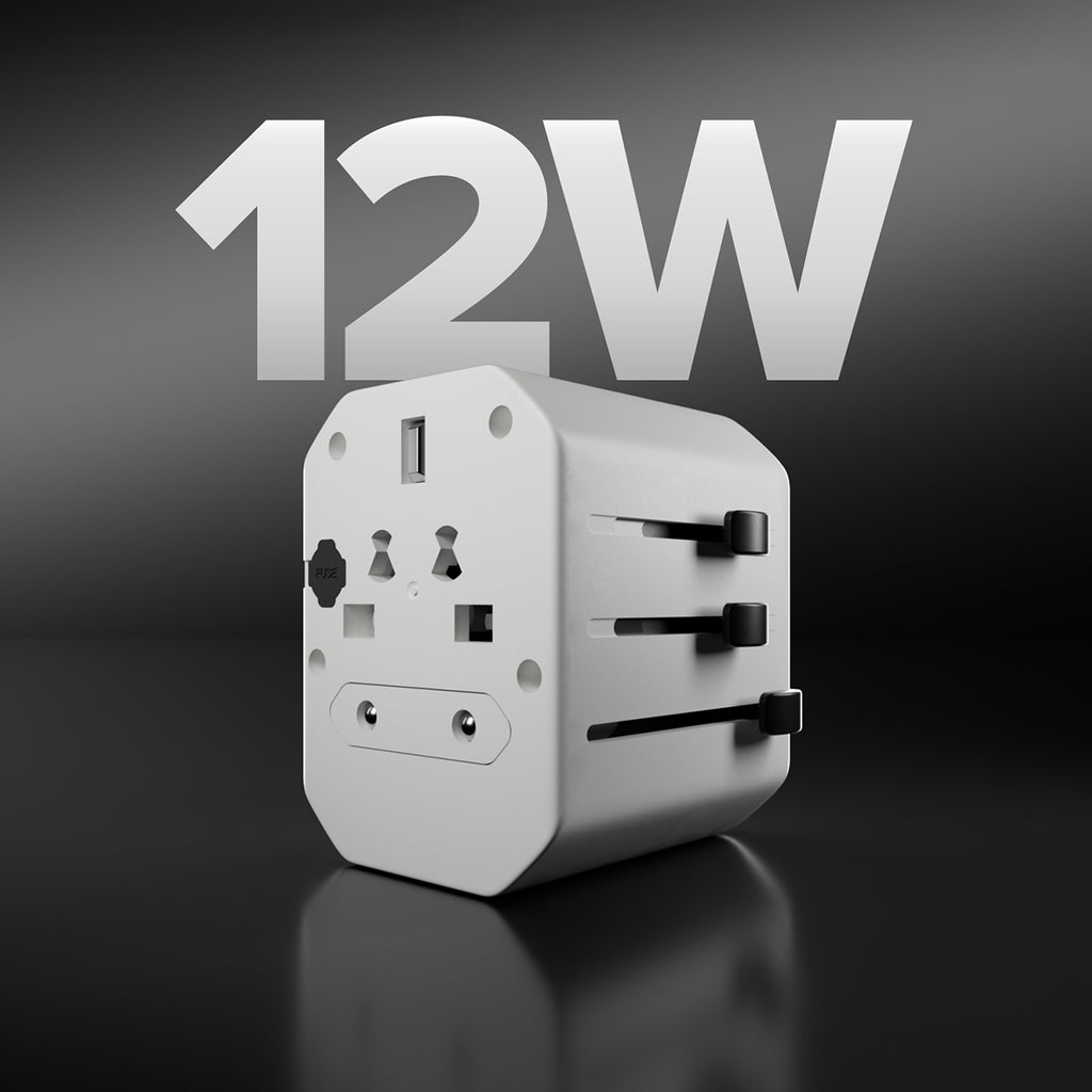 SBS Kelioninis adapteris TEADAPTUSBTCUNI USB-C USB-A universalus - baltas