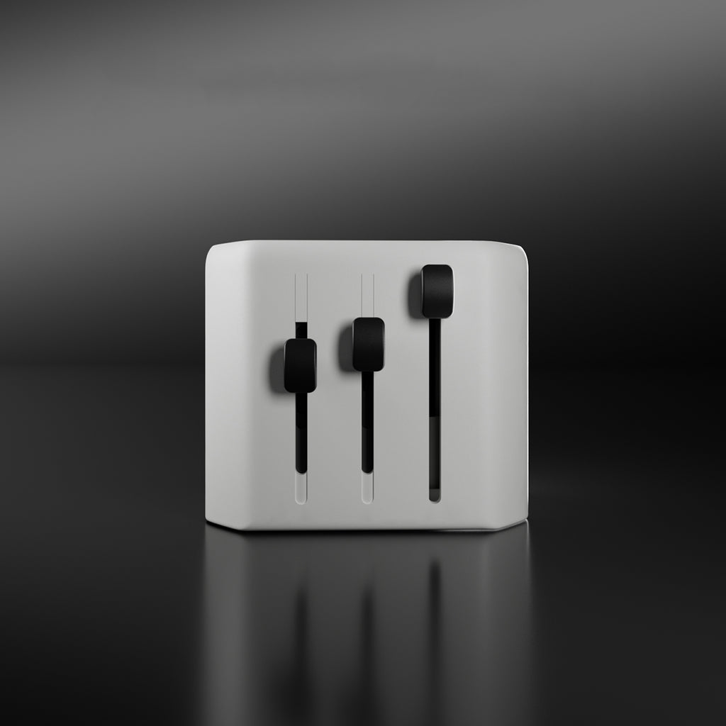 SBS Kelioninis adapteris TEADAPTUSBTCUNI USB-C USB-A universalus - baltas