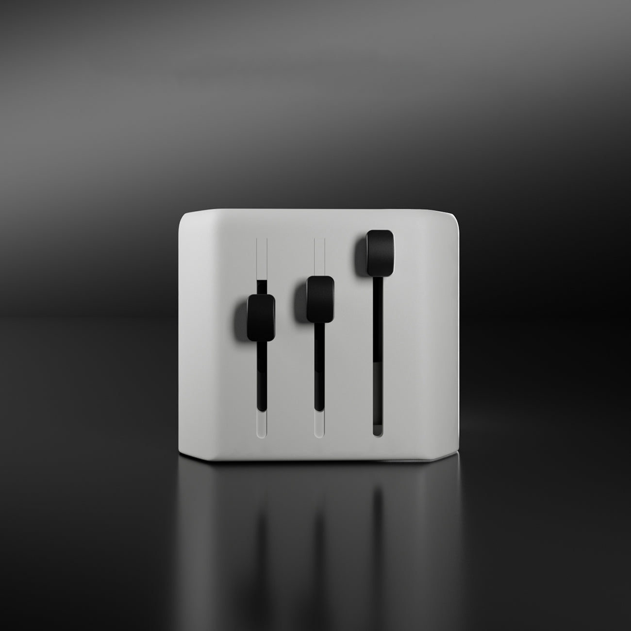 SBS Kelioninis adapteris TEADAPTUSBTCUNI USB-C USB-A universalus - baltas