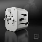 SBS Kelioninis adapteris TEADAPTUSBTCUNI USB-C USB-A universalus - baltas