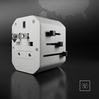 SBS Kelioninis adapteris TEADAPTUSBTCUNI USB-C USB-A universalus - baltas