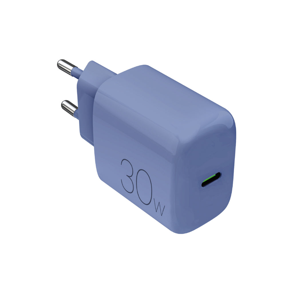 Puro Pro Lite 30W USB-C sieninis įkroviklis - mėlynas