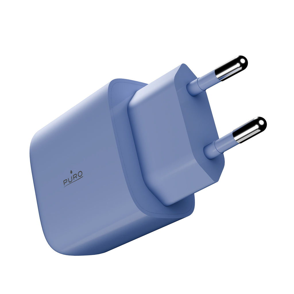Puro Pro Lite 30W USB-C sieninis įkroviklis - mėlynas