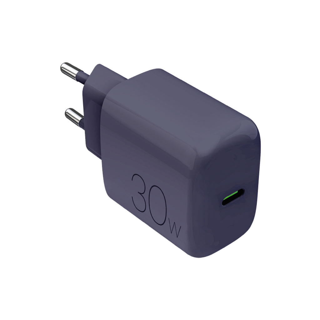 Puro Pro Lite 30W USB-C sieninis įkroviklis - pilkas