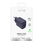 Puro Pro Lite 30W USB-C sieninis įkroviklis - pilkas