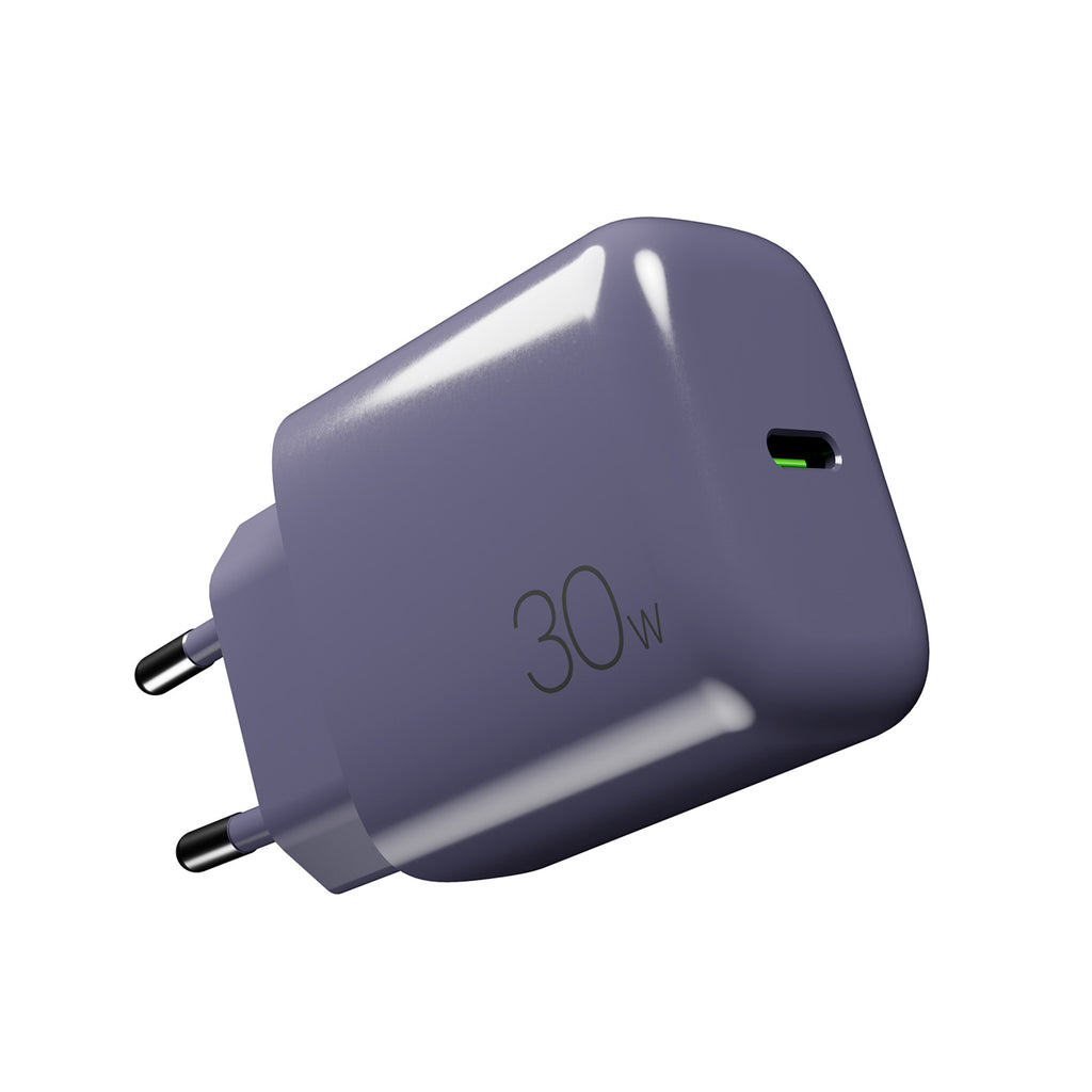 Puro Pro Lite 30W USB-C sieninis įkroviklis - pilkas