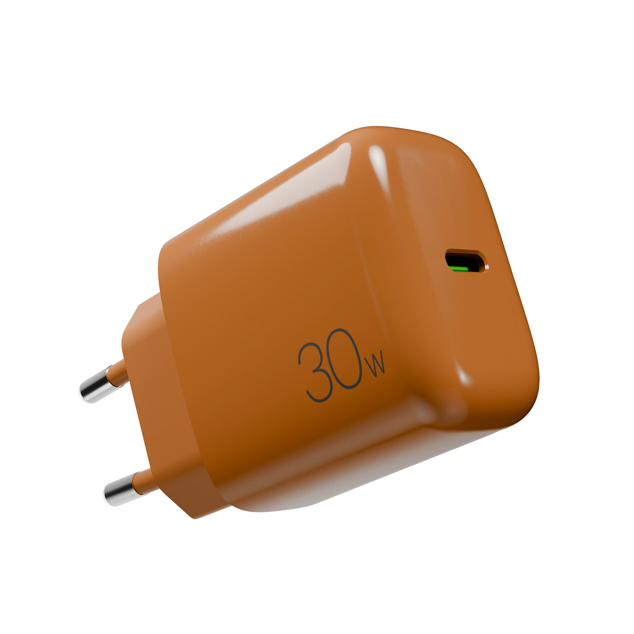 Puro Pro Lite 30W USB-C sieninis įkroviklis - oranžinis