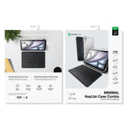 AmazingThing Minimal Case KeyLite Combo klaviatūros dėklas, skirtas iPad Air 11" M3/M4 (2025/2026) - juodas