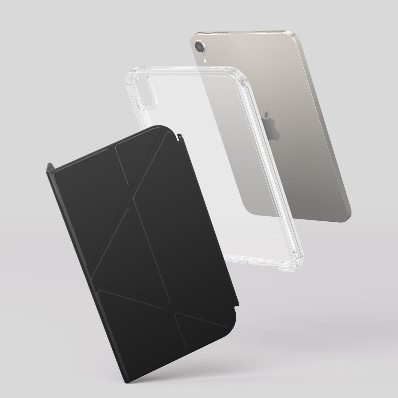 „AmazingThing Minimal“ dėklas, skirtas iPad Air 11" M3/M4 (2025/2026) - juodas