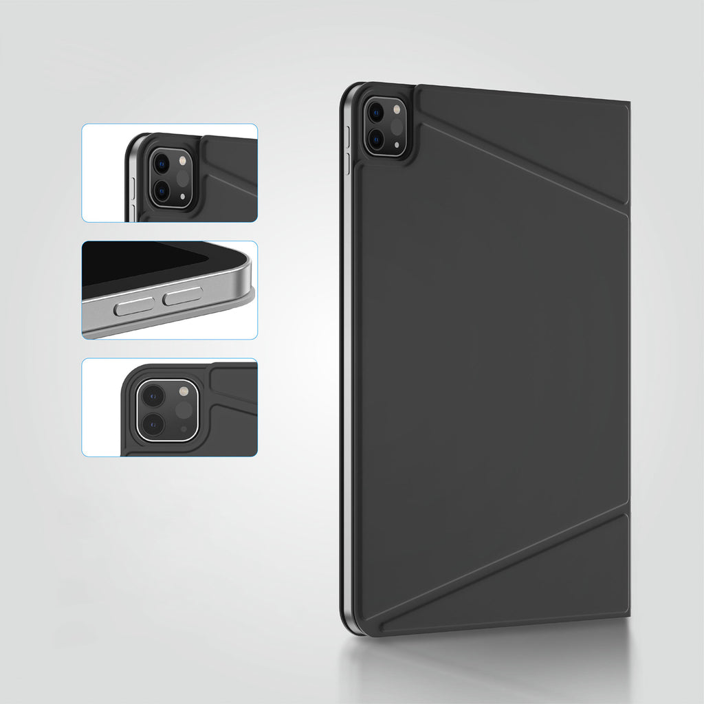 „AmazingThing Matte Pro Mag Folio“ dėklas su stovu, skirtas iPad Air 11" M3/M4 (2025/2026) – juodas
