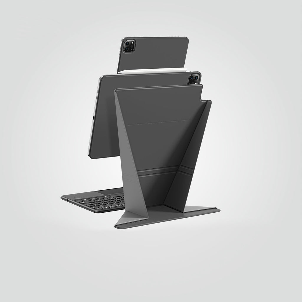 „AmazingThing Matte Pro Mag Folio“ dėklas su stovu, skirtas iPad Air 11" M3/M4 (2025/2026) – juodas