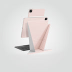 „AmazingThing Matte Pro Mag Folio“ dėklas su stovu iPad Air 11" M3/M4 (2025/2026) – rožinis