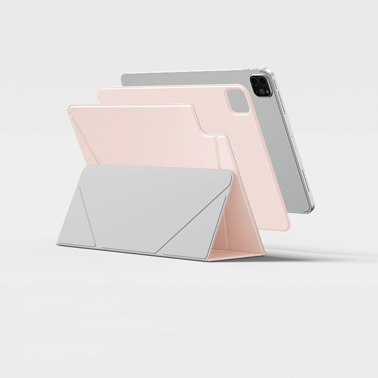 „AmazingThing Matte Pro Mag Folio“ dėklas su stovu iPad Air 11" M3/M4 (2025/2026) – rožinis