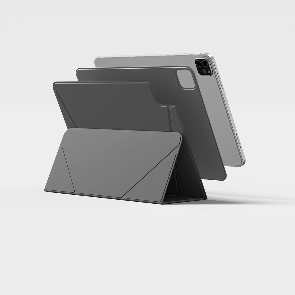 „AmazingThing Matte Pro Mag Folio“ dėklas su stovu, skirtas iPad Air 13" M3/M4 (2025/2026) – juodas