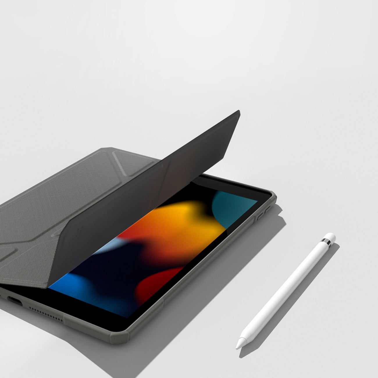 „AmazingThing Titan Pro Folio“ dėklas, skirtas iPad Air 11" M3/M4 (2025/2026) – pilkas