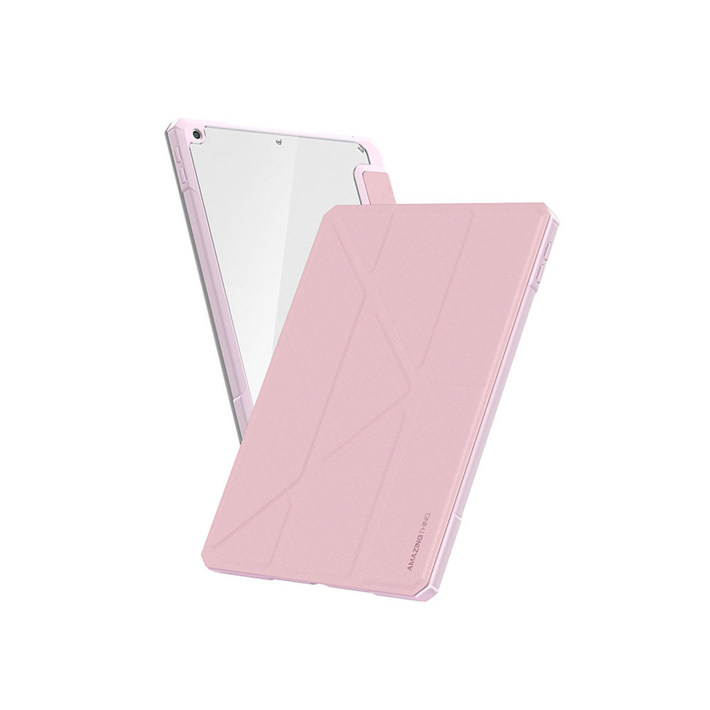 AmazingThing Titan Pro sulankstomas dėklas skirtas iPad Air 11" M3/M4 (2025/2026) - Rožinė -- iPad Air 11" (2024)
