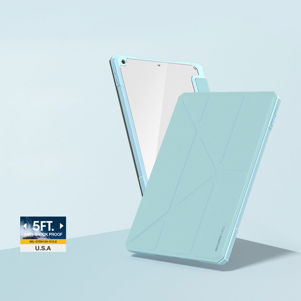 „AmazingThing Titan Pro Folio“ dėklas, skirtas iPad Air 11" M3/M4 (2025/2026) – mėlynas