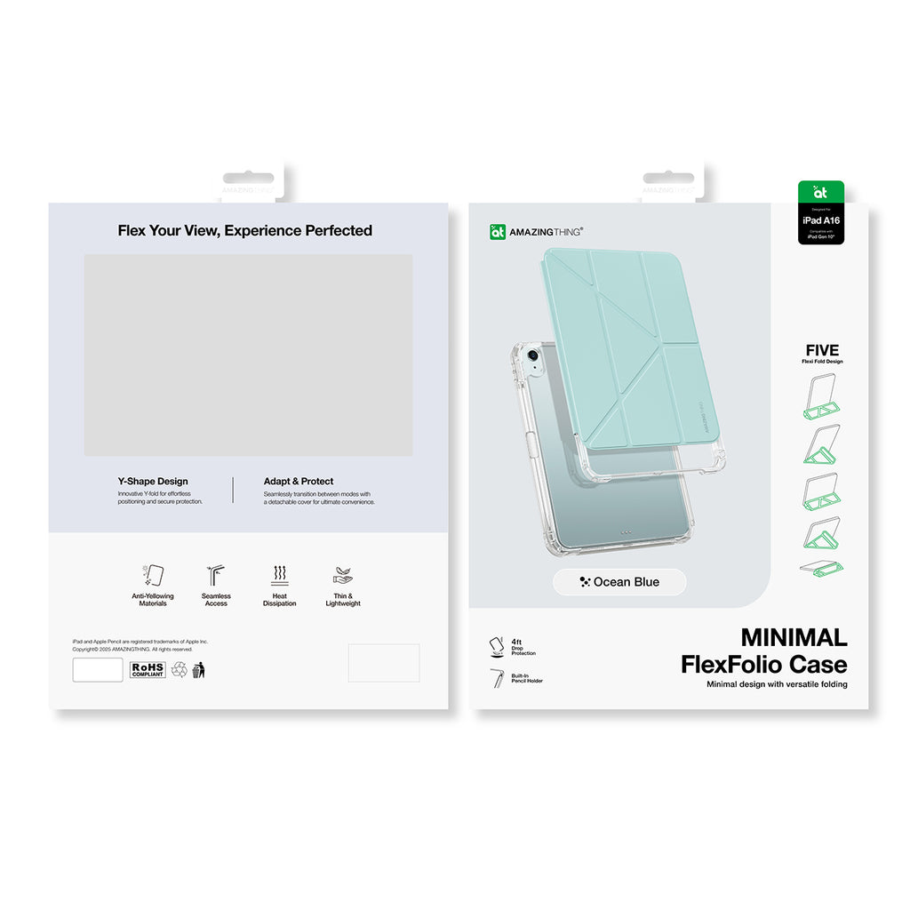 AmazingThing Minimal Case iPad 11" 2022/2025 - Mėlyna -- iPad 10 / iPad 11