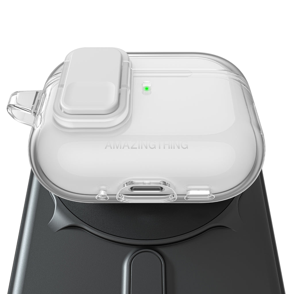 Nuostabus dalykas AirPods Pro 3 Minimal Case Clear