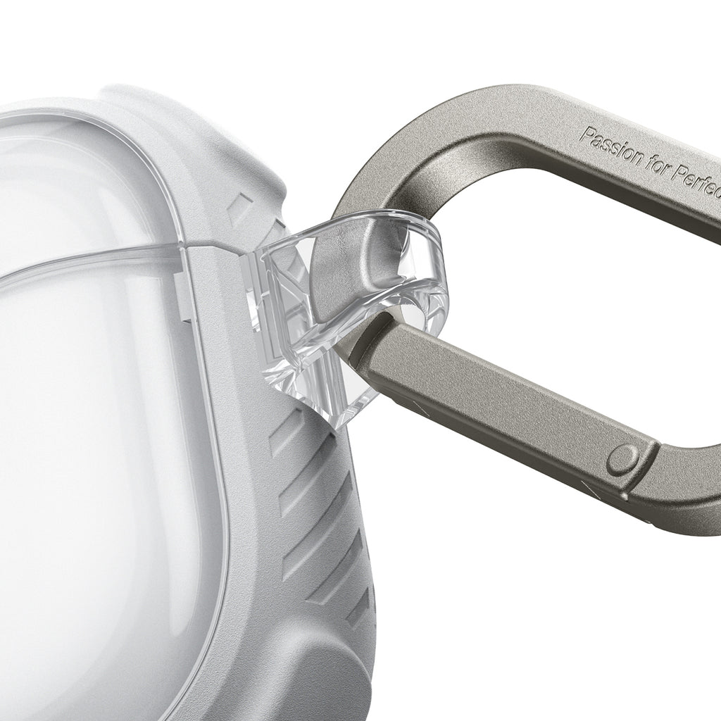 Skaidrus „AmazingThing Titan Pro Mag Case“, skirtas AirPods Pro 3 - White