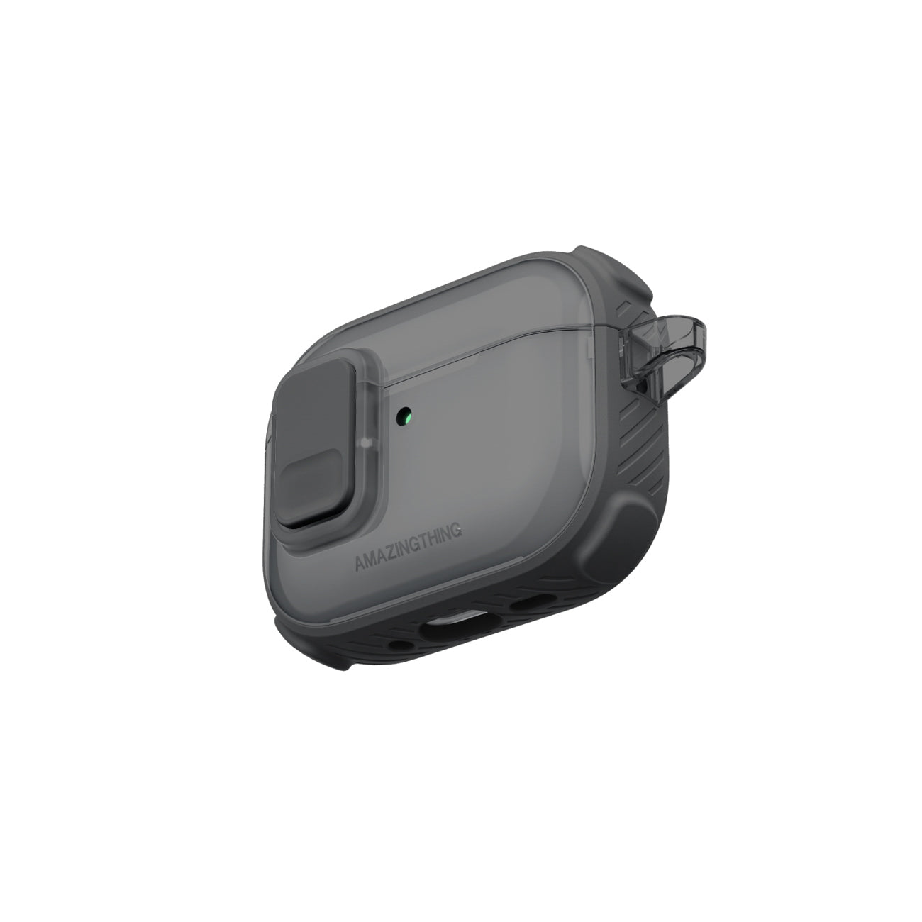 Skaidrus „AmazingThing Titan Pro Mag Case“, skirtas AirPods Pro 3 - Black