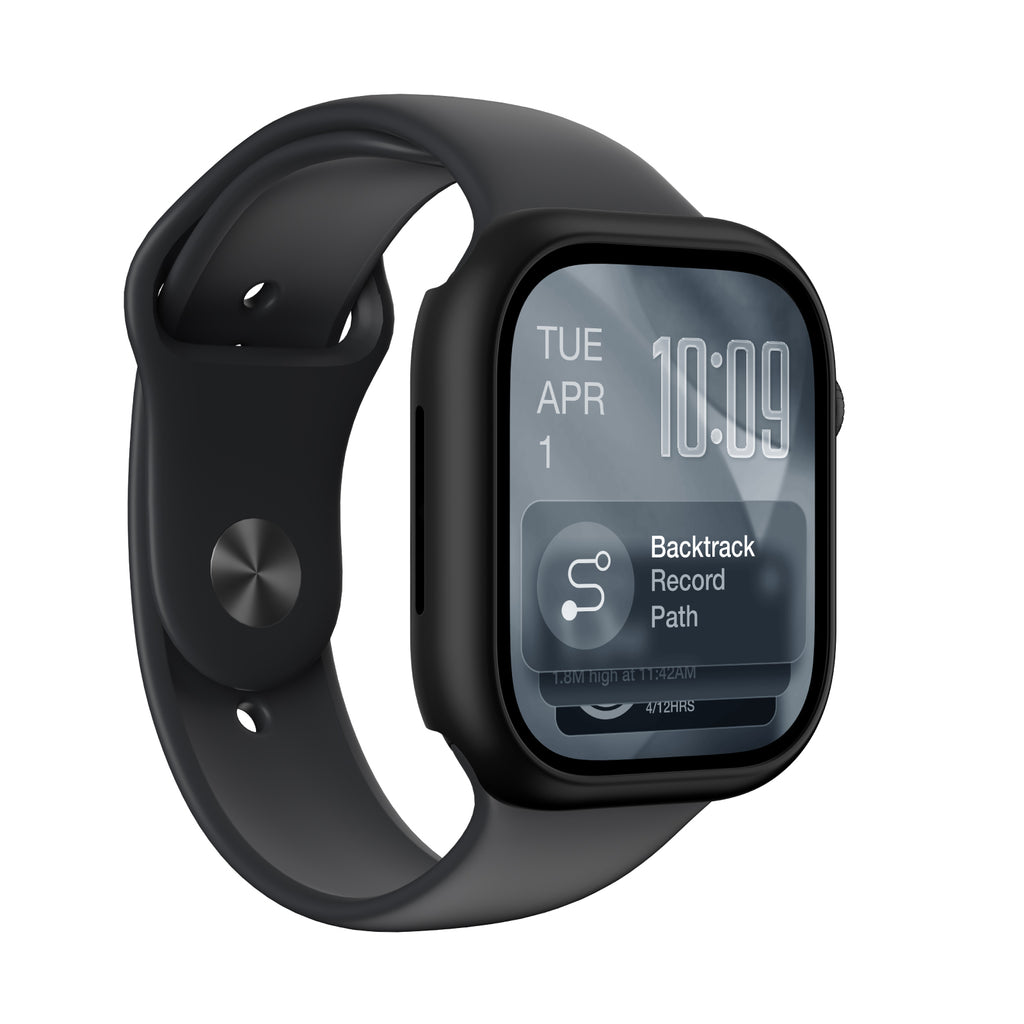 „AmazingThing“ minimalus apsauginis dėklas, skirtas Apple Watch Series 11 46mm – juodas -- Apple Watch 11 (46 mm)