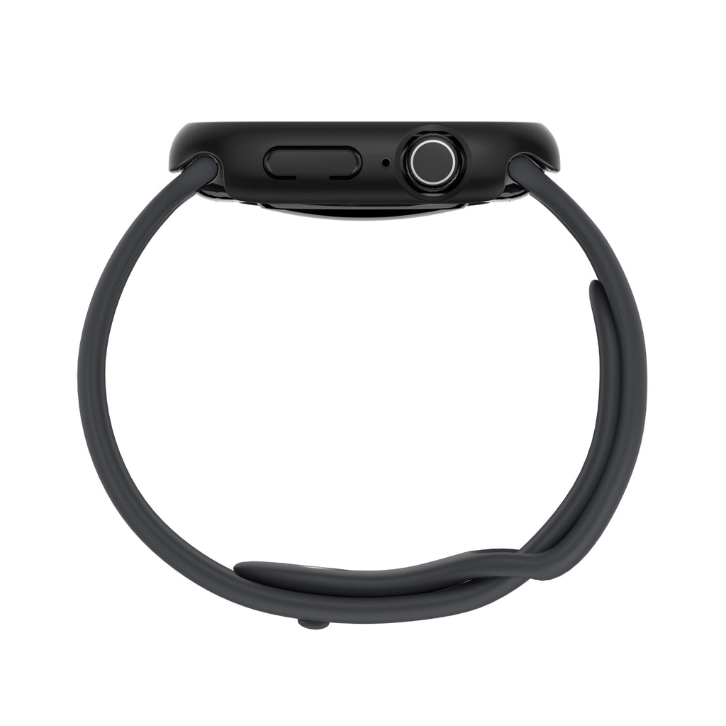 „AmazingThing“ minimalus apsauginis dėklas, skirtas Apple Watch Series 11 46mm – juodas -- Apple Watch 11 (46 mm)