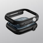 „AmazingThing“ minimalus apsauginis dėklas, skirtas Apple Watch Series 11 46mm – juodas -- Apple Watch 11 (46 mm)