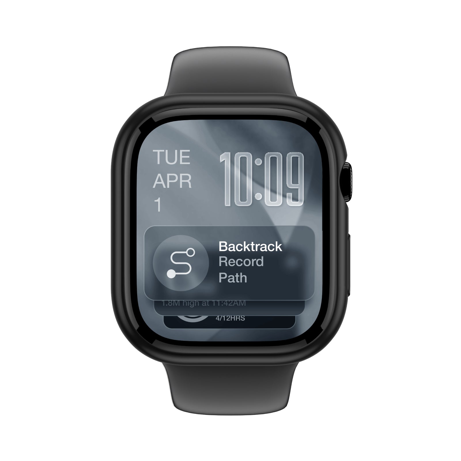 „AmazingThing“ minimalus apsauginis dėklas, skirtas Apple Watch Series 11 46mm – juodas -- Apple Watch 11 (46 mm)